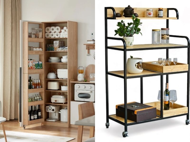 Cách chọn kệ để đồ nhà bếp đúng tiêu chí