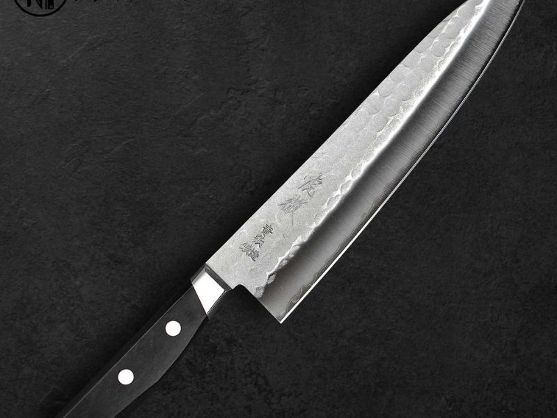 Dao Nhật cao cấp Yasuda Kotetsu Gyuto 200mm – Thép Aogami 2