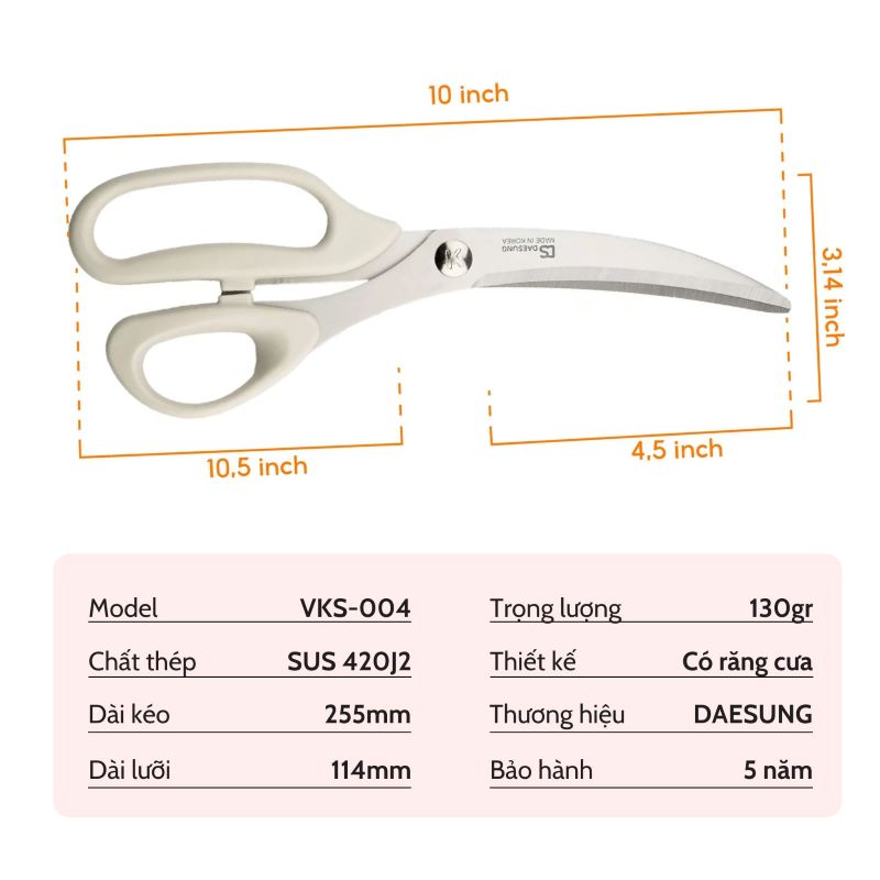 Thông tin sản phẩm VKS-004